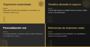 Guía para contratar un speaker para empresas en Colombia - 4 criterios clave